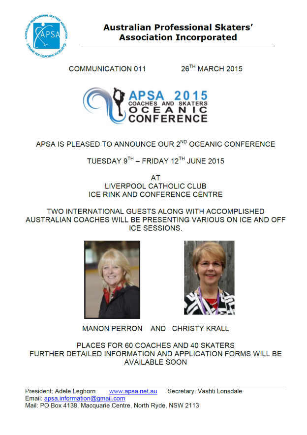 * APSA 2015 Oceanic Conference 912/6/15 APSA
